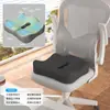 Cojín de Espuma Viscoelástica para Descompresión del Cóccix Post-Cirugía, Cojín de Asiento Transpirable para Largas Horas Sentado en la Oficina, Cojín para Espalda, Soporte Lumbar, Cojín para Estudiantes