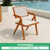 Silla de marco de aleación de aluminio minimalista moderna con respaldo de malla y juego de mesa de comedor de losa de roca, adecuado para restaurantes autoservicio de hotel y uso en exteriores