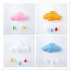 Colgante de Nube de fieltro colgante de luna de fieltro colgante hecho a mano diy Colgante de Nube no tejida adornos de pared decorativos para habitación