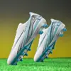 Zapatos de Fútbol Transfronterizos Talla 33-46 para Hombres y Mujeres, Adolescentes, Estudiantes, Ag Tacos Largos, Zapatos Deportivos de Entrenamiento para Competición