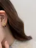 Nuevos Pendientes de Zirconia con Lazo Trendy y Femeninos 2025 para Mujer, Pendientes de Lujo Ligero y de Gama Alta, Pendientes al por Mayor para Mujer