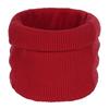 Bufanda de terciopelo de color sólido para otoño e invierno, cuello protector para el cuello al aire libre, bufanda cálida y gruesa con costuras en las mangas