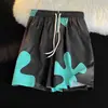 Pantalones Cortos de Patrick Estrella Transfronterizos para Hombre, de Verano Estilo Americano Modernos Deportivos de Baloncesto Sueltos Tallas Grandes de Cinco Puntos para Playa en Stock