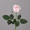 Flor de Rosa Artificial Karl Rose Flor Falsa Gótica Textura Rojo Oscuro Hidratante Exhibición de Boda Arreglo Floral Decoración Floral Flor