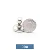 Artefacto ajustador de cintura botón sin clavos 17mm Pantalones de mezclilla cintura Gran Cambio Pequeño desmontable ajustable sin costuras botón de metal