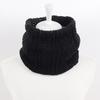 Cachecol de Lã Tricotado Masculino e Feminino Par Estilo Coreano de Inverno Estudante Casual Cachecol de Círculo Único Cachecol Pulôver