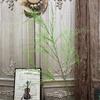 Flores Artificiais em Tons de Verde de Alta Qualidade, Flores Artificiais para Salões de Casamento, Arranjos de Flores de Plástico para Decorações de Casamento, Decorações para Corredor de Casamento, Decoração para Sala de Estar