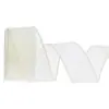 63mm Europeo y Americano clásico color sólido imitación lino cinta de lino rollo de lino corona lazo material correa de jardinería punto 10Y