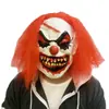 Nueva Máscara de Fantasma Payaso 2 Cosplay Máscara de Halloween Tocado Látex Payaso Joker Máscara Divertida