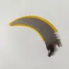 Hoz de Acero al Manganeso Metálico, Cuchillo Grueso de Acero Duro para Cortar Hierba al Aire Libre, Hoja de Media Luna para Plantas Acuáticas de Pesca, Cuchillo Dentado para Pesca en la Naturaleza, Equipo de Pesca