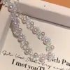 [Starlight] Exquisito Brazalete de Perlas de Diamante Brillantes para Mujer, Lujo Accesible, Brazalete de Diseño de Nicho de Gama Alta