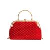 Bolsa de caparazón ligera retro transfronteriza para mujer, nueva bolsa cruzada con cadena de celebridad, bolso de mano de alta calidad para la cena
