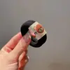 Cuerda para el pelo de mujer coreana para adultos nuevos, anillo de pelo de colores, banda de goma elástica, coleta alta, goma gruesa para atar, cuerda para el pelo, accesorio para el cabello