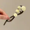 Pinza para el pelo de cuentas estilo coreano para mujer, pinza de tiburón elegante, pinza de torsión, accesorio para el pelo de Yiwu, pasador