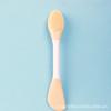 Cepillo de Silicona Doble Cabeza para Mascarilla de Barro, Cepillo de Maquillaje para Lavado Facial Masajeador, Cepillo Suave para Mascarilla de Salón de Belleza DIY, Cepillo Limpiador Mickey