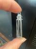Mini Botella de Medicina Vidrio Transparente Botella de los Deseos Botella de Deriva Botella Colgante Tubo de 1 ml Vidrio de Pequeña Capacidad Botella de Corcho