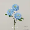 Flores Artificiais Azuis para Casamento Flores Falsas de Teto Decoração de Casamento Parede de Flores Arranjo de Flores de Chão para Casamento Materiais para Arranjo de Flores de Seda