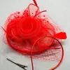 Faixa de Cabeça com Penas Amazon Headwear Acessórios de Noiva Europeus e Americanos Baile de Formatura Headwear de Renda Retrô Véu Cartola Acessórios de Cabelo