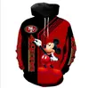Sudadera con capucha y estampado 3D para hombre estilo NFL rugby europeo y americano 2023 suéter abrigo de manga larga camisa de pareja de dibujos animados