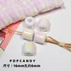 Cuentas Cilíndricas DIY Cuentas Pintadas a Mano Cuenta Inferior Accesorios para Joyería Cuentas Sueltas Crema Coloridas Agujero Grande Cadena para Teléfono Móvil Colgante Colgante para Bolso