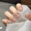 Nuevos accesorios de arte de uñas macaron de 12 rejillas de colores mixtos en forma de semicírculo, perlas pequeñas planas en una caja, decoraciones coloridas para uñas postizas