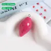 Llavero Colgante Colgante de Verduras y Frutas Artificiales de Resina Hecho a Mano Joyería Divertida de Comida Pendientes Colgante Pequeño