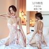 Longa noite sexy lingerie mulheres sexy bordado clássico split cheongsam uniforme tentação pijamas atacado 1278