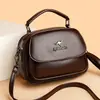Qualidade de Marca Grande Moda 2024 Pequena Bolsa Redonda Bolsa de Mão de Verão Feminina Bolsa Transversal Bolsa de Ombro Couro Macio Toque de Luxo para Mulheres