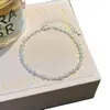 Colar de alta qualidade cheio de estrelas para mulheres, corrente fina simples corrente da clavícula, conjunto de pulseiras ajustáveis, joias elegantes, presente para melhor amiga