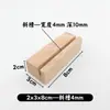 Portatarjetas de Madera Maciza de Haya Base para Etiqueta de Precio Base de Madera para Notas Soporte de Base de Madera Soporte para Inserción de Tarjetas de Notas Soporte para Señal