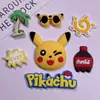 Accesorios DIY Personalizados de Pikachu, Accesorios Decorativos de Goma Suave, Accesorios para Fundas de Teléfono Móvil, Accesorios para el Cabello de Personajes de Dibujos Animados, Accesorios para Zapatos con Agujeros