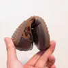 Zapatos pequeños de cuero de moda para niñas, estilo retro de primavera y otoño, planos casuales versátiles, zapatos para caminar para bebés de jardín de infantes con lunares y estampado de leopardo