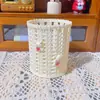 Porta-Canetas Desenho Animado Criativo Fofo Oco Papelaria de Mesa de Escritório Plástico Multifuncional Videira Simples Caixa de Armazenamento para Estudantes