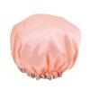 Gorro de ducha grande de doble capa a prueba de polvo y polvo para adultos, protección del medio ambiente, gorro de cocina a prueba de aceite, color sólido, venta al por mayor transfronteriza