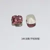 Dongzhou Crystal 6*8 Tachuelas Pequeñas Redondas para Uñas, Forma Oblonga con Esquinas Redondeadas, Base Puntiaguda, Strass de Vidrio K9 Super Brillante, Accesorios para Joyería DIY