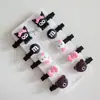 Grampo de Cabelo Infantil Cola Macia Conjunto de Acessórios de Cabeça Franja de Princesa para Bebê Grampo Quebrado BB Clip Conjunto de 10 Peças em estoque Atacado