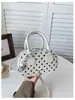 Comercio Exterior Estilo Coreano Lunares Moderno Lindo 2026 Verano Nueva Llegada Texturizada de Moda Bolso Cuadrado Pequeño de Un Hombro Cruzado de Mano