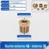 Junta de núcleo tubo de óleo de alta pressão diâmetro interno e externo de rosca hidráulica conversão 2 pontos 4 pontos 6 pontos 1 polegada Bu Shen Buxin
