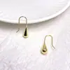 Pendientes Minimalistas Estilo Francés de Gota de Agua con un Toque Artístico de Alta Gama, Pendientes Irregulares de Latón para Mujer, Venta al por Mayor