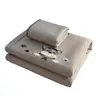 Polietileno de Gama Alta (Pe) Juego de Tres Piezas de Esterilla Refrigerante de Seda de Hielo, Esterilla Refrigerante de Frijol de Hielo, Lavable a Máquina, Adecuada para Estudiantes, Esterilla Suave Individual o Doble