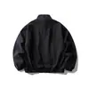 Yidao Vintage 2026 Otoño Nuevo Retro Estilo Granero Chaqueta Lavada para Hombre Suelta Cuello Alto Desestructurado Abrigo de Trabajo