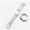 Adecuado para carcasa y correa de reloj de metal modificadas de acero inoxidable para Casio GA2100/2110 GA-B2100 primera generación