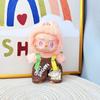 [Solo Ropa] Llavero de Primera y Segunda Generación La Bubu Colgante de Ropa La Bubu Camelia Negra + Bolsa Pequeña C