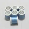 Yushun suministro textil 150D/2 hilo de bordar de poliéster luminoso fluorescente 100 yardas un rollo de hilo de tubo de plástico