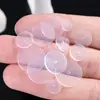 Espaciador Transparente para Reparación de Perforaciones Corporales, Anillo para Ombligo, Anillo para Lengua, Arete, Platillo Volador de Silicona para Prevenir Salientes Hacia Adentro e Hiperplasia