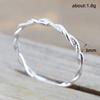 Anillo de cuerda trenzada nuevo, oferta especial de Cao Shi en eBay, exquisito anillo de tira de circonita con microincrustaciones, anillo de cola personalizado con autodisciplina de moda