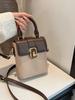 Bolso retro de alta gama con sentido transfronterizo, bolso cuadrado pequeño nuevo 2025 para ir al trabajo, bolso de hombro para mujer, bolso bandolera para teléfono móvil