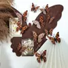 Novos Adesivos de Borboleta Estéreo 3D Quarto Sala de Estar Quarto das Crianças Decoração de Quarto Decoração de Casa Adesivos de Borboleta Pvc