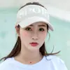 Cartola vazia feminina estilo coreano versátil chapéu de sol de verão moderno proteção solar casual primavera e outono beisebol boné pico