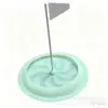 Disco de Putt para Golfe, Tapete de Prática de Putt, Dispositivo de Prática de Putt para Interior e Exterior, Material de Silicone